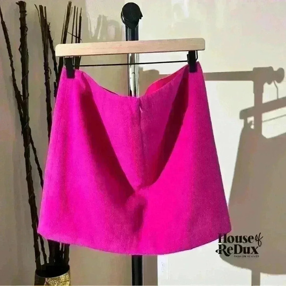 The Limited Pink Wool Miniskirt - Picture 3 of 4